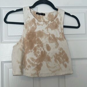 Nasty gal tie dye cropped tank
